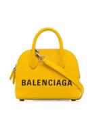Balenciaga Canary Yellow Ville Xxs Leather Cross Body Bag