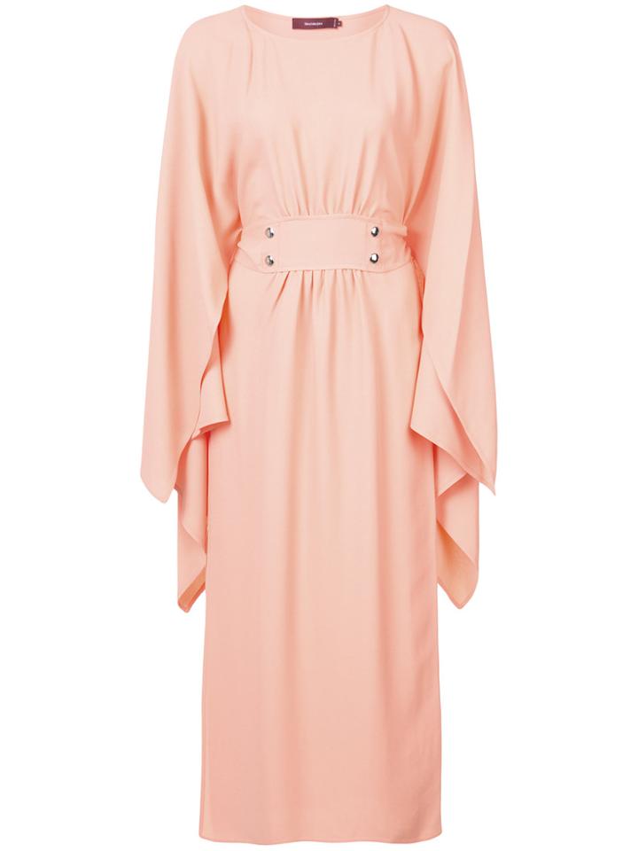 Sies Marjan Ruffle Sleeve Dress - Yellow & Orange