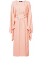 Sies Marjan Ruffle Sleeve Dress - Yellow & Orange