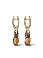 Annoushka 18kt Yellow Gold Mythology Beetle Earrings - 18ct Yellow