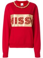Nil & Mon Embellished Sweatshirt - Red