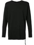 Ksubi - Distressed Detail Sweatshirt - Men - Cotton - S, Black, Cotton