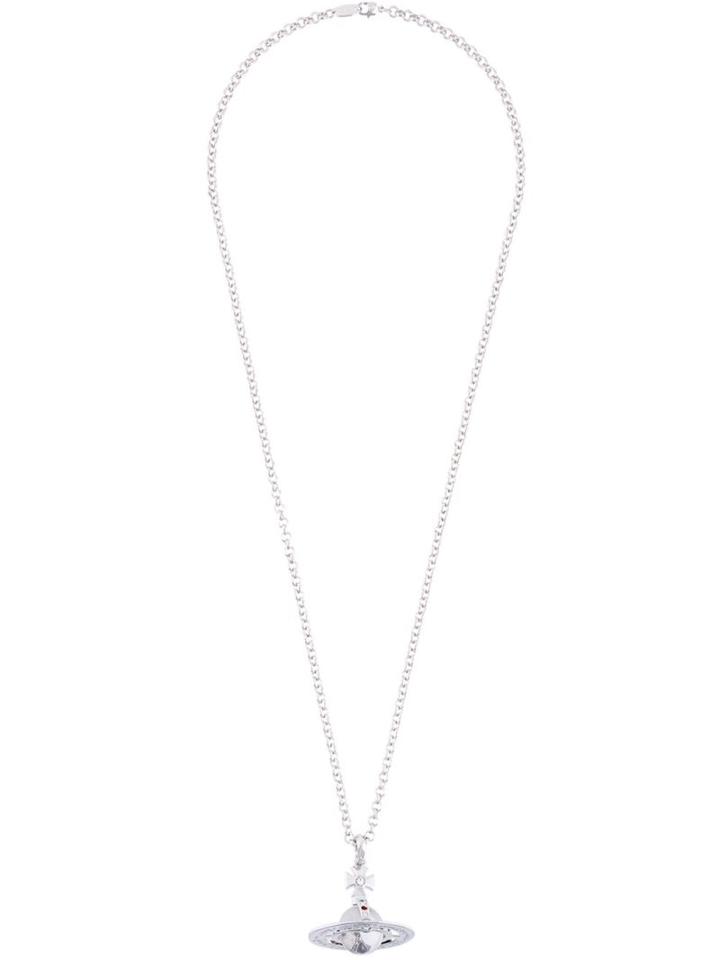 Vivienne Westwood Logo Pendant Necklace, Women's, Metallic