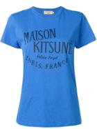 Maison Kitsuné Graphic Logo T-shirt - Blue