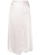 Vince Asymmetric Midi Skirt - Nude & Neutrals