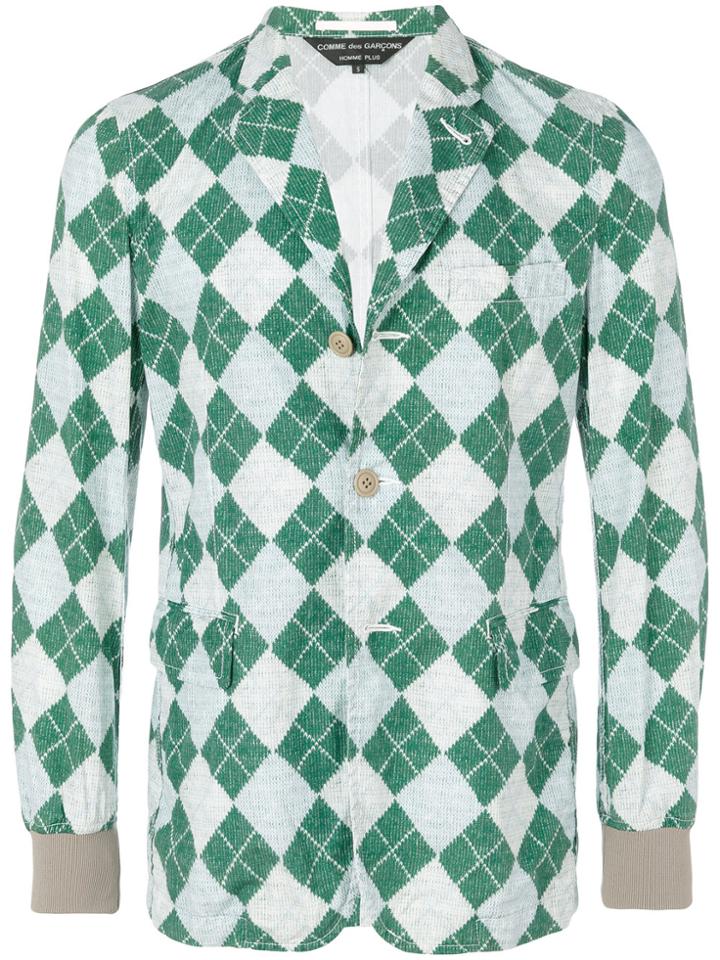 Comme Des Garçons Vintage Knit Printed Jacket - Multicolour