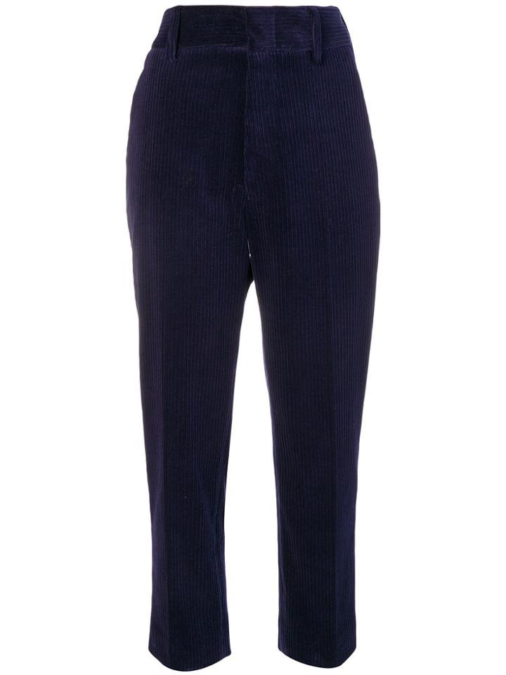 Sofie D'hoore Tailored Corduroy Trousers - Blue
