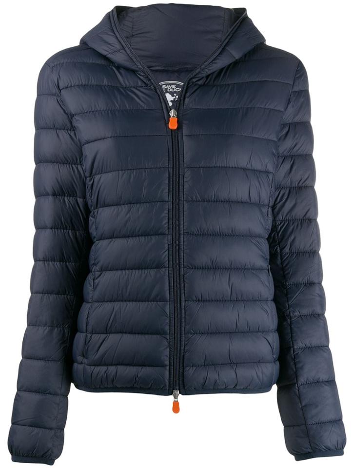 Save The Duck Padded Zip-front Jacket - Blue
