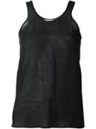 Forte Forte Tank Top, Women's, Size: 0, Black, Linen/flax/cotton
