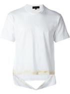 Comme Des Garçons Homme Plus Cut-out T-shirt, Men's, Size: L, White, Cotton