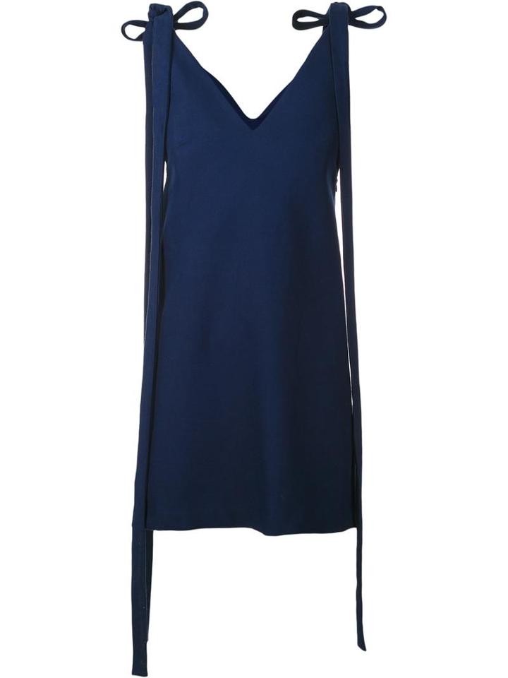 Jacquemus 'la Robe Qui Flotte' Dress, Women's, Size: 36, Blue, Cotton