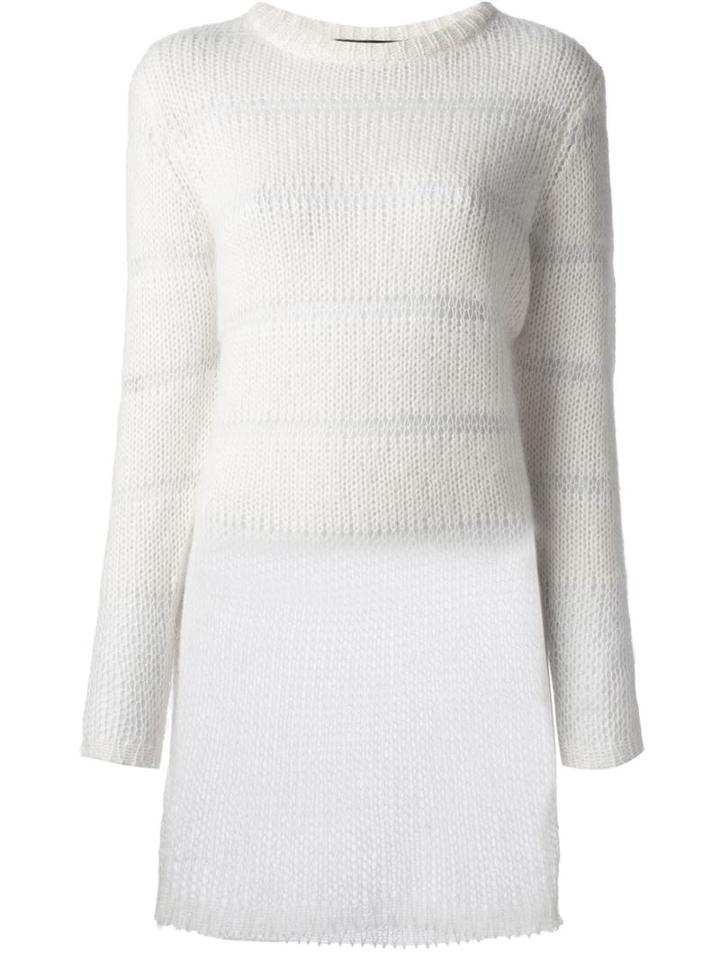 Avelon Stripe Knit Sweater, Women's, Size: Small, Nude/neutrals, Polyamide/mohair/wool