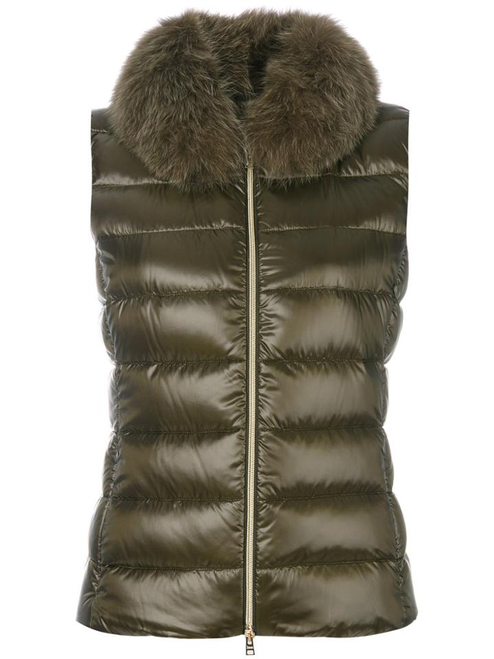 Herno Padded Waistcoat - Green