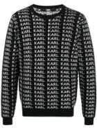 Karl Lagerfeld Karl Print Jumper - Black