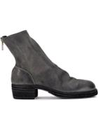Guidi Zipped Ankle Boots - Grey