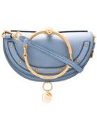 Chloé Nile Minaudiere Shoulder Bag - Blue