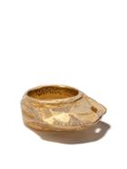 Patcharavipa 18kt Yellow Gold Boldi Tushroom Diamond Ring