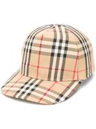 Burberry Vintage Check Baseball Cap - Brown