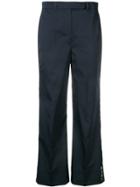 's Max Mara Cropped Straight-leg Trousers - Blue