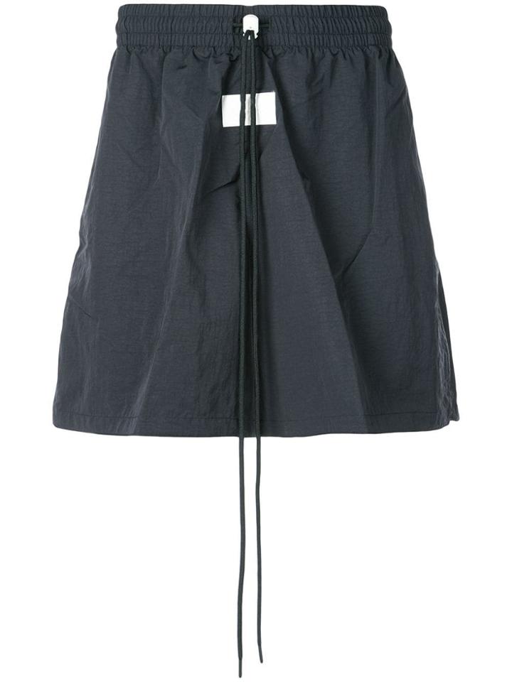 Nike Oversized Drawstring Waist Shorts - Black
