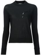 Dsquared2 'barb Wire' Pullover Jumper, Women's, Size: Small, Black, Wool