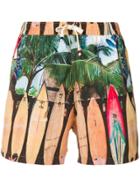 Altea Surf Board Swimming Shorts - Brown