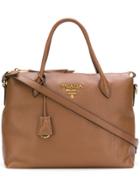 Prada Paradigm Tote Bag - Brown
