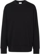 Burberry Zip Detail Horseferry Print Sweatshirt - Black