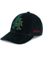 Gucci Dark Blue Runway Baseball Hat With La Angels&trade; Patch