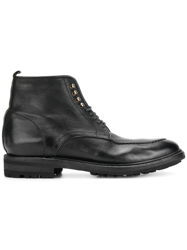 Sartori Gold Lace-up Boots - Black