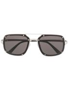 Cartier Square Tinted Sunglasses - Silver