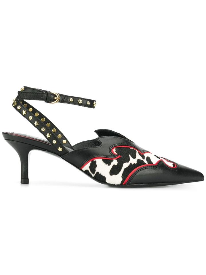 Ash Charlize Slingback Pumps - Black