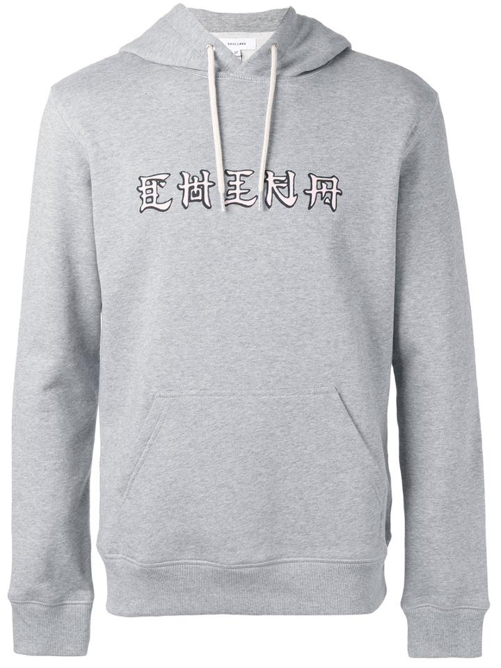 Soulland - Xiong Hoodie - Men - Cotton - L, Grey, Cotton