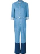 Stella Mccartney Denim Jumpsuit, Women's, Size: 38, Blue, Cotton/spandex/elastane