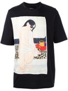 3.1 Phillip Lim Illustration Print T-shirt, Men's, Size: Small, Black, Cotton