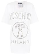 Moschino Oversized Studded Question Mark T-shirt - White