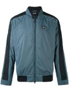 Emporio Armani - Logo Patch Bomber Jacket - Men - Polyamide/polyester - L, Blue, Polyamide/polyester