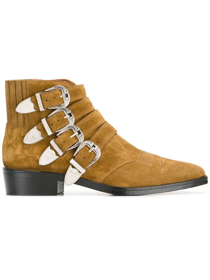 Toga Virilis Multi-buckle Boots - Brown