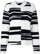 Proenza Schouler Striped Jumper, Women's, Size: Small, White, Polyamide/spandex/elastane/cashmere/wool