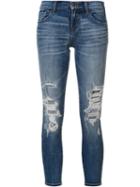 J Brand Ripped Skinny Jeans, Women's, Size: 26, Blue, Cotton/polyurethane