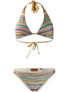 Missoni Mare Striped Two-piece Bikini - Gold