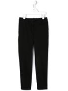 Dondup Kids Tapered Slim Trousers, Girl's, Size: 10 Yrs, Black