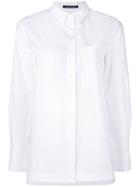 Luisa Cerano - Patch Pocket Shirt - Women - Cotton - 42, White, Cotton