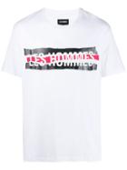 Les Hommes Logo Print T-shirt - White