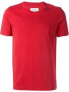 Maison Margiela Classic T-shirt, Men's, Size: 48, Red, Cotton