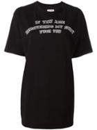 Palm Angels Kill T-shirt, Women's, Size: Xxs, Black, Cotton