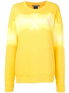 Suzusan Tonal Gradient Effect Sweatshirt - Yellow