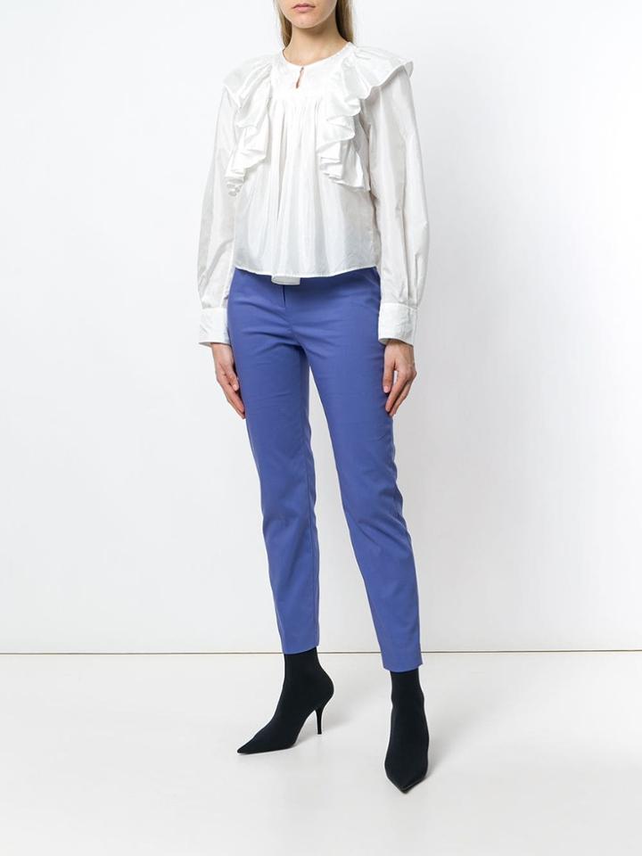 Les Copains Skinny Trousers - Purple