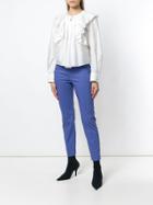 Les Copains Skinny Trousers - Purple