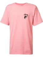 Stussy Stock Yin Yang T-shirt, Men's, Size: Medium, Pink/purple, Cotton